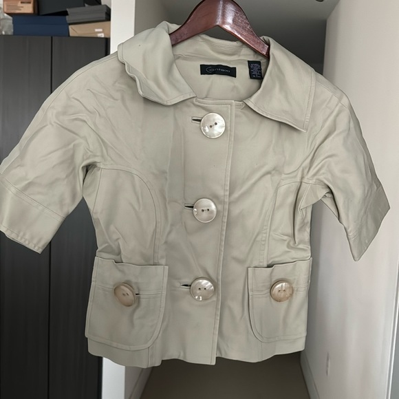 Jacket, tan, like new - Picture 1 of 4